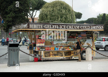 Italien, Rom, Kiosk am Circo Massimo Stockfoto