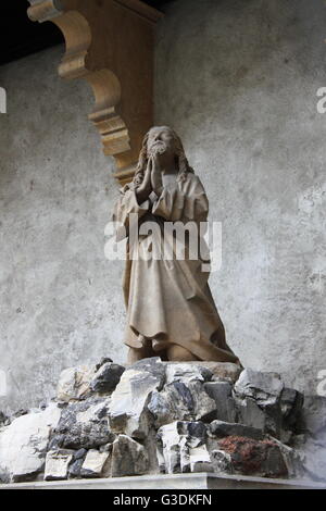 Jesus betet im Garten Gethsemane Stockfoto