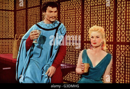 Der Silber-Kelch, aka: Basilus - Held von Rom, USA 1954, Regie: Victor Saville, Monia: Jack Palance, Virginia Mayo Stockfoto