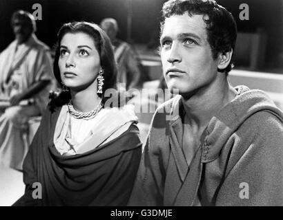 Der Silber-Kelch, aka: Basilus - Held von Rom, USA 1954, Regie: Victor Saville, Monia: Paul Newman, Pier Angeli Stockfoto