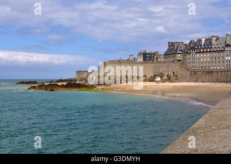 Saint-Malo in Frankreich Stockfoto