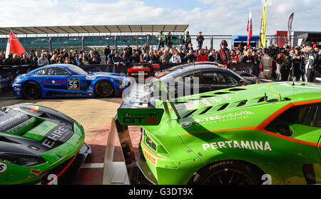 Blancpain Endurance Series in Silverstone, 2016 Stockfoto