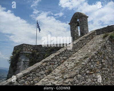 Palamidi Burg Nafplio Peloponnes, Griechenland Stockfoto