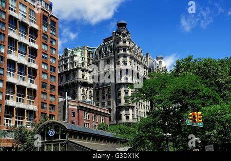 New York City: Die legendären Beaux Arts Ansonia Mehrfamilienhaus Stockfoto