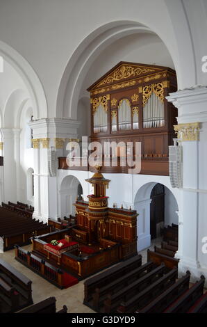 Große reformierte von Debrecen - Ungarn Debreceni Református Nagytemplom - Magyarország Stockfoto