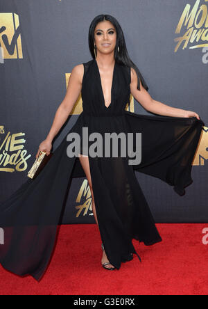 BURBANK, CA. 9. April 2016: Chrissie Fit 2016 MTV Movie Awards in den Warner Bros Studios. NUR ZUR REDAKTIONELLEN VERWENDUNG. © Jaguar Stockfoto