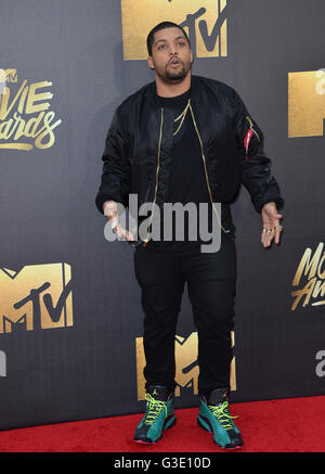 BURBANK, CA. 9. April 2016: O' Shea Jackson Jr. bei den 2016 vergibt MTV Movie bei Warner Bros Studios. NUR ZUR REDAKTIONELLEN VERWENDUNG. © Jaguar Stockfoto