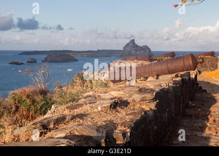 Nossa Senhora Dos Remedios Festung Fernando de Noronha-Insel-Pernambuco-Brasilien Stockfoto