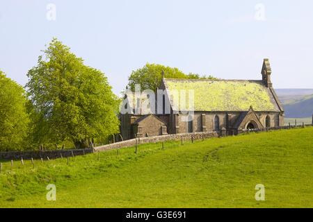 St. James weniger Kirche. Wald in Teesdale, North Pennines, Durham Dales, County Durham, England, Vereinigtes Königreich, Europa. Stockfoto