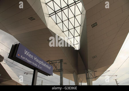 Österreich, Wien, Hauptbahnhof, Hauptbahnhof, Stockfoto
