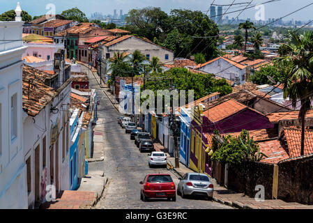 Street, Olinda, Pernambuco, Brasilien Stockfoto