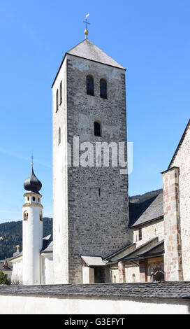 St. Michaels Kirche, Kirche, Stiftskirche, Italien, Bozen (Südtirol), Südtirol, Alto Adige, Innichen (San Candido) Stockfoto