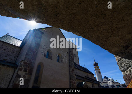 St. Michaels Kirche, Kirche, Stiftskirche, Italien, Bozen (Südtirol), Südtirol, Alto Adige, Innichen (San Candido) Stockfoto