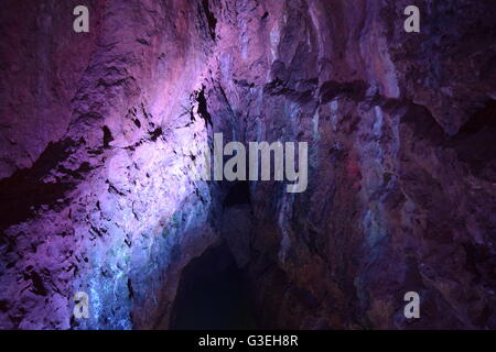 Eine andere Bildung der Höhle in Wookey Hole Höhlen, Somerset, Großbritannien Stockfoto