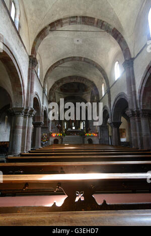 Kirche, Stiftskirche, Italien, Bozen (Südtirol), Südtirol, Alto Adige, Innichen (San Candido) Stockfoto