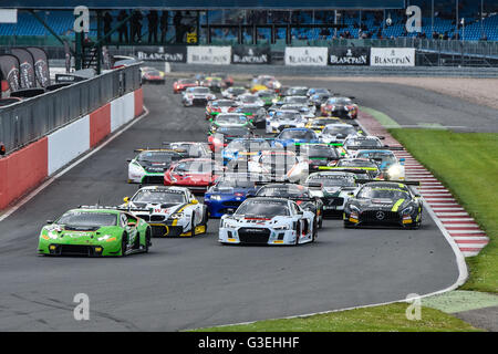 Blancpain Endurance Series in Silverstone, 2016 Stockfoto