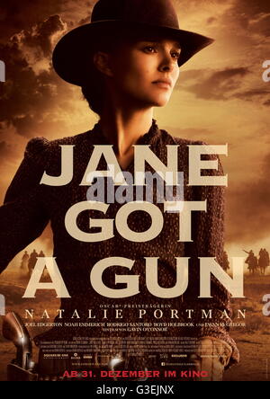 Erscheinungsdatum: 29. Januar 2016 Titel: Jane bekam eine Gun-STUDIO: Lionsgate Direktor: Gavin O'Connor PLOT: fragt eine Frau ihren Ex-Liebhaber um Hilfe um Ehemann Outlaw von einer Bande aus zu retten, um ihn zu töten, Bild: Ewan McGregor, Natalie Portman, Joel Edgerton (Credit: C Lionsgate Entertainment/Bilder /) Stockfoto