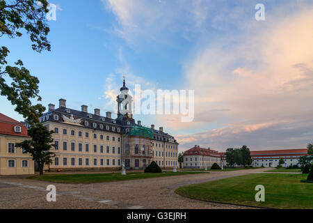 Schloss Hubertusburg, Deutschland, Sachsen, Sachsen, Wermsdorf Stockfoto