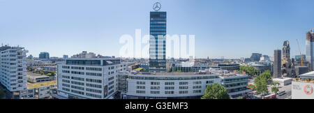 Das Europa-Center ist ein Gebäudekomplex auf dem Breitscheidplatz in Berlin Stockfoto