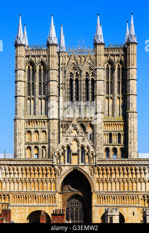 Kathedrale von Lincoln, Lincolnshire, England Stockfoto