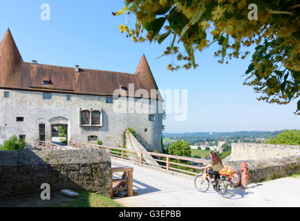 Burg: Burg, Deutschland, Bayern, Bayern, Oberbayern, Oberbayern, Burghausen Stockfoto