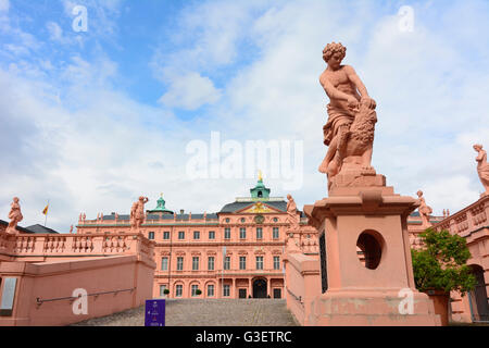 Rastatt Palace, Terrasse, Deutschland, Baden-Württemberg, Schwarzwald, Schwarzwald, Rastatt Stockfoto