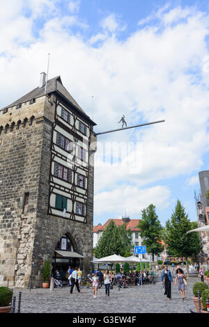 Turm Schelztorturm, Deutschland, Baden-Württemberg, Region Stuttgart, Esslingen am Neckar Stockfoto