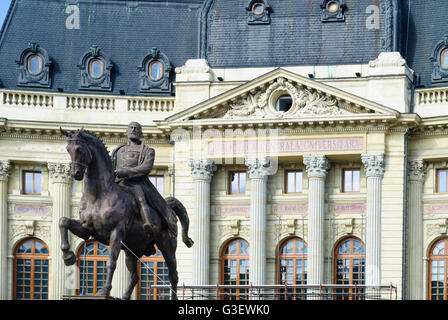 Zentralbibliothek der Universität, Rumänien Bukarest Bucuresti Stockfoto