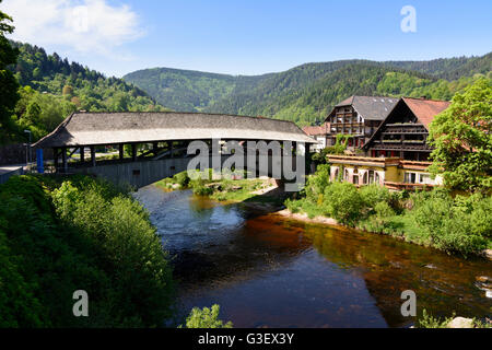 Überdachte Brücke, Forbach Stockfoto, Bild 67913147 Alamy