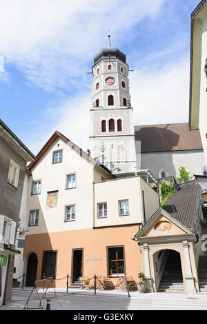 Kirche, Laurentiuskirche, Österreich, Vorarlberg, Bludenz Stockfoto