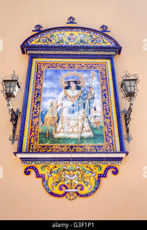 Echte Parroquia de Señora Santa Ana, Barrio de Triana, Sevilla, Andalusien, Spanien, Europa Stockfoto