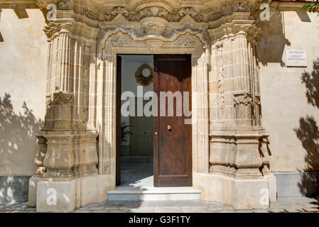 Eingang, Terrasse, Jerez De La Frontera, Andalusien, Spanien, Europa Stockfoto