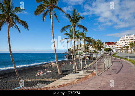 Strand von Puerto Naos, La Palma, Kanarische Inseln, Spanien, Europa Stockfoto