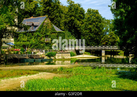 Schloss l'Islette und Gärten, Loiretal, Frankreich, Europa Stockfoto