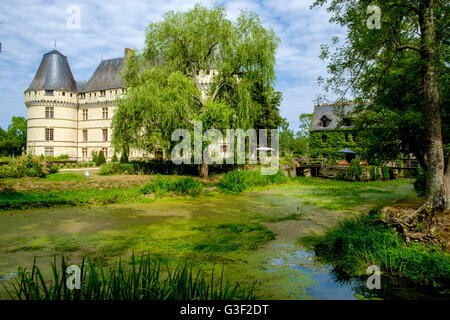 Schloss l'Islette und Gärten, Loiretal, Frankreich, Europa Stockfoto