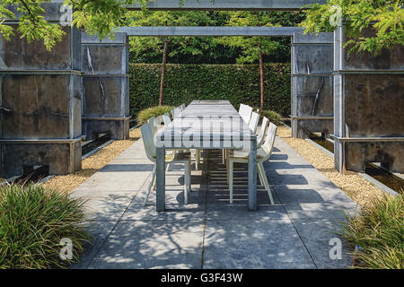 Appeltern, Niederlande, 22. Juli 2015: Die Gärten von Appeltern ist der Inspiration Garten Park in den Niederlanden. Stockfoto