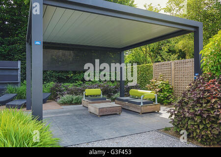 Appeltern, Niederlande, 22. Juli 2015: Die Gärten von Appeltern ist der Inspiration Garten Park in den Niederlanden. Stockfoto