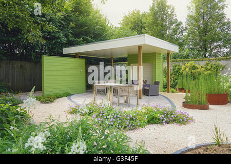 Appeltern, Niederlande, 22. Juli 2015: Die Gärten von Appeltern ist der Inspiration Garten Park in den Niederlanden. Stockfoto