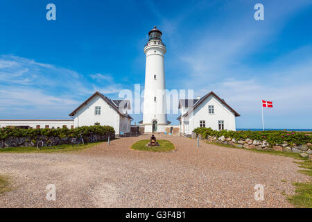 Leuchtturm, Hirtshals, Nord-Jütland, Dänemark Stockfoto