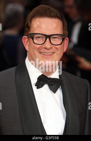 3. April 2016 - Matthew Bourne Teilnahme an The Olivier Awards 2016 am Royal Opera House Covent Garden in London, Vereinigtes Königreich. Stockfoto