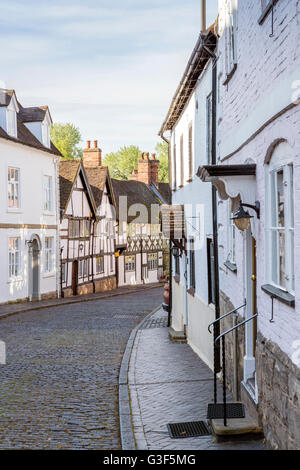 Mill Street in Warwick, Warwickshire, England, Vereinigtes Königreich, Europa. Stockfoto