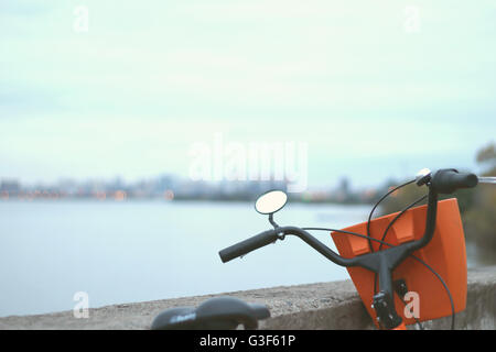 "BikePOA", der offizielle Fahrrad-sharing-System von Porto Alegre, Brasilien Stockfoto