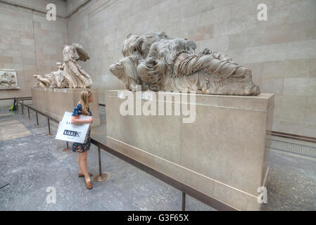 Elgin Marbles, Elgin Marmor British Museum Stockfoto