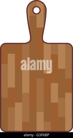 Holz hacken Board-Vektor-illustration Stock Vektor