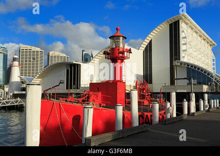 Feuerschiff, National Maritime Museum, Sydney, New South Wales, Australien Stockfoto