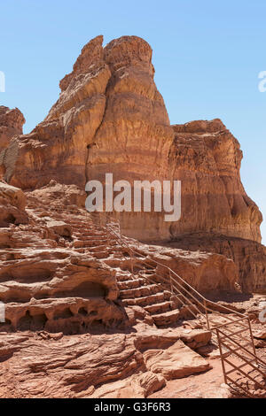 Solomon Säulen im Timna park Israel Stockfoto