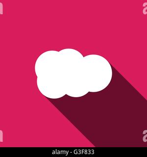 Wolke Symbol Vektor Stock Vektor
