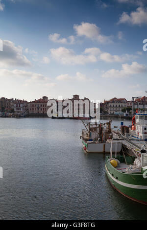 Saint Jean de Luz Hafen in Pays Basque, Frankreich Stockfoto