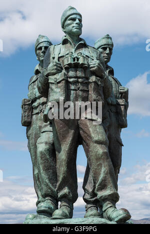Die Commando Memorial, Spean Bridge, Lochaber, Schottland Stockfoto