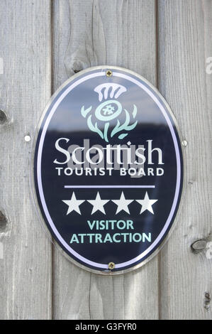 Scottish Tourist Board vier Sterne Besucherattraktion, Schottland, Vereinigtes Königreich Stockfoto